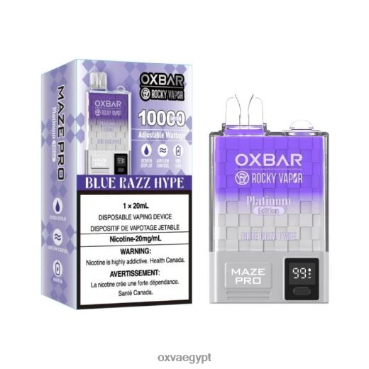 فيب OXVA سعر 84T06R16 | الضجيج الأزرق OXVA OXBAR MAZE PRO 10000